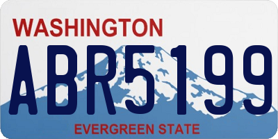 WA license plate ABR5199