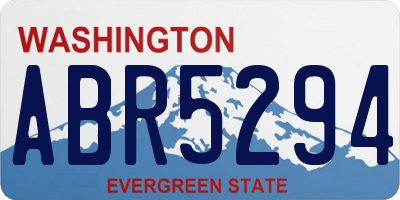 WA license plate ABR5294