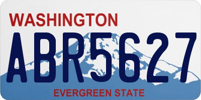 WA license plate ABR5627