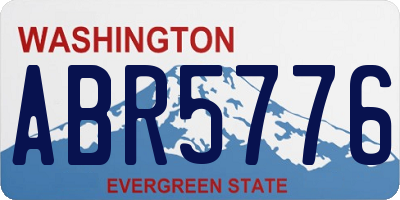 WA license plate ABR5776