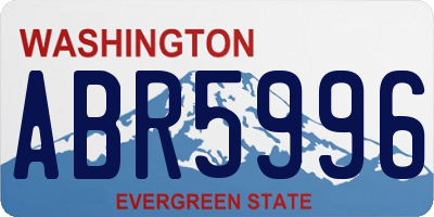 WA license plate ABR5996