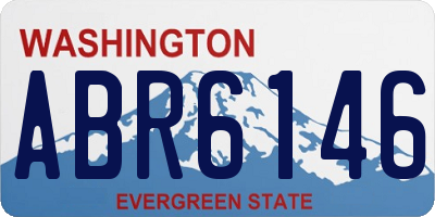 WA license plate ABR6146