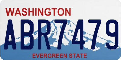 WA license plate ABR7479