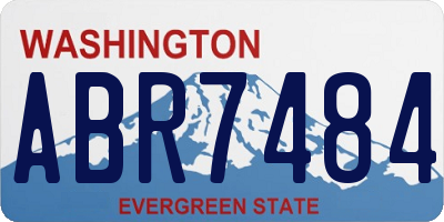 WA license plate ABR7484