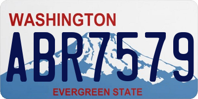 WA license plate ABR7579