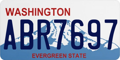 WA license plate ABR7697