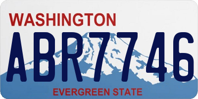WA license plate ABR7746