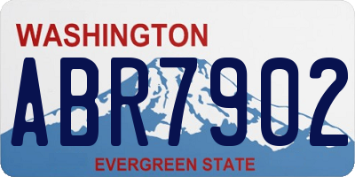 WA license plate ABR7902