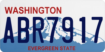 WA license plate ABR7917