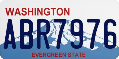 WA license plate ABR7976