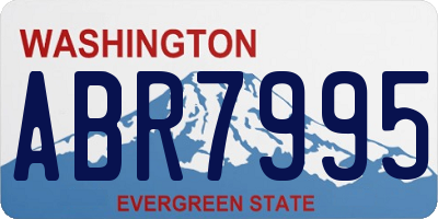 WA license plate ABR7995