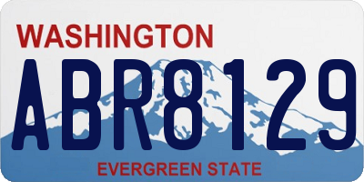 WA license plate ABR8129