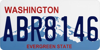 WA license plate ABR8146