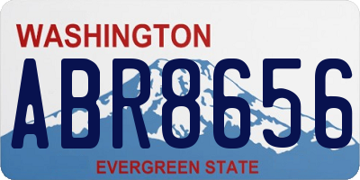 WA license plate ABR8656