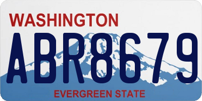 WA license plate ABR8679