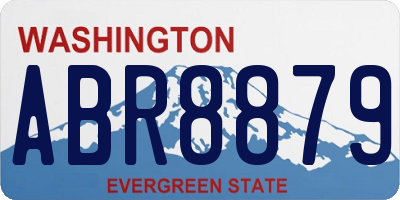 WA license plate ABR8879