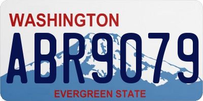 WA license plate ABR9079