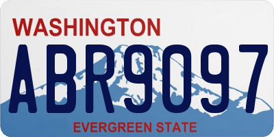 WA license plate ABR9097