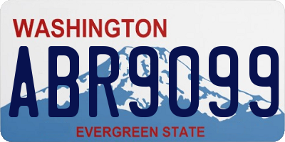 WA license plate ABR9099