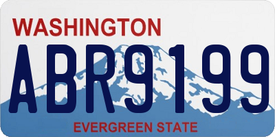 WA license plate ABR9199