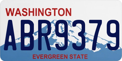 WA license plate ABR9379
