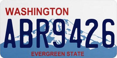 WA license plate ABR9426