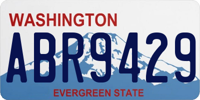 WA license plate ABR9429