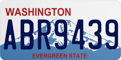 WA license plate ABR9439