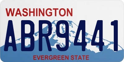 WA license plate ABR9441