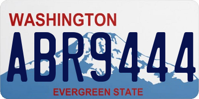 WA license plate ABR9444