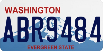 WA license plate ABR9484
