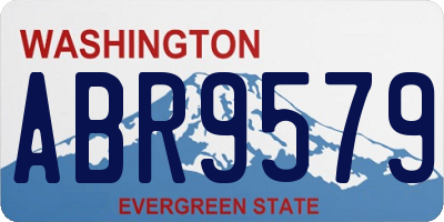 WA license plate ABR9579