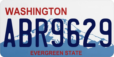 WA license plate ABR9629