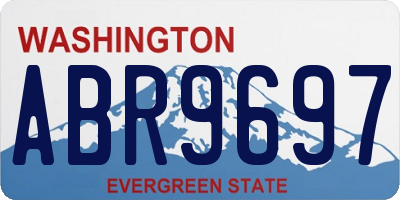WA license plate ABR9697