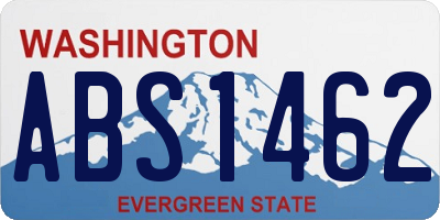 WA license plate ABS1462