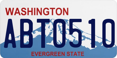 WA license plate ABT0510