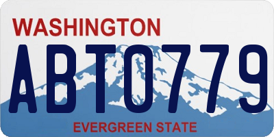WA license plate ABT0779