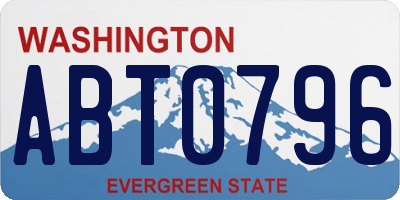 WA license plate ABT0796