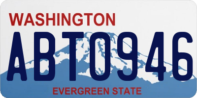 WA license plate ABT0946