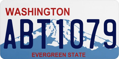 WA license plate ABT1079