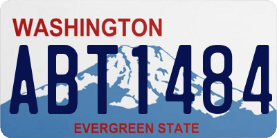 WA license plate ABT1484