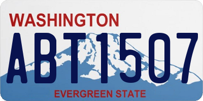 WA license plate ABT1507