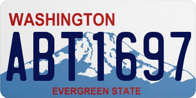 WA license plate ABT1697