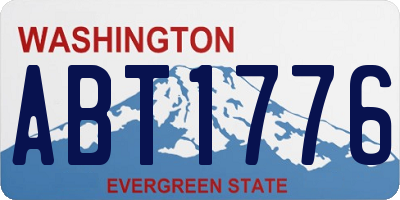 WA license plate ABT1776