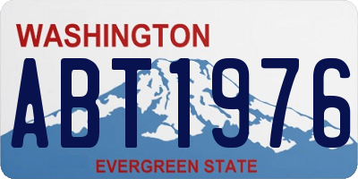 WA license plate ABT1976