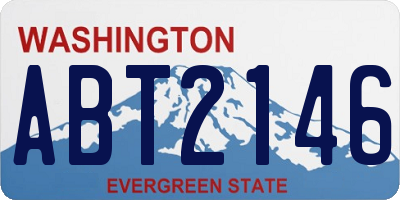 WA license plate ABT2146