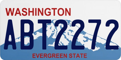 WA license plate ABT2272