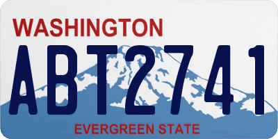 WA license plate ABT2741