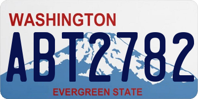 WA license plate ABT2782