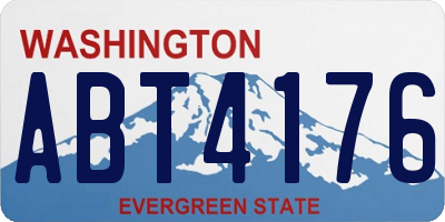 WA license plate ABT4176